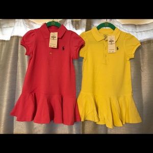 Ralph Lauren 24M - 2 Casual Dresses NWT Super Cute